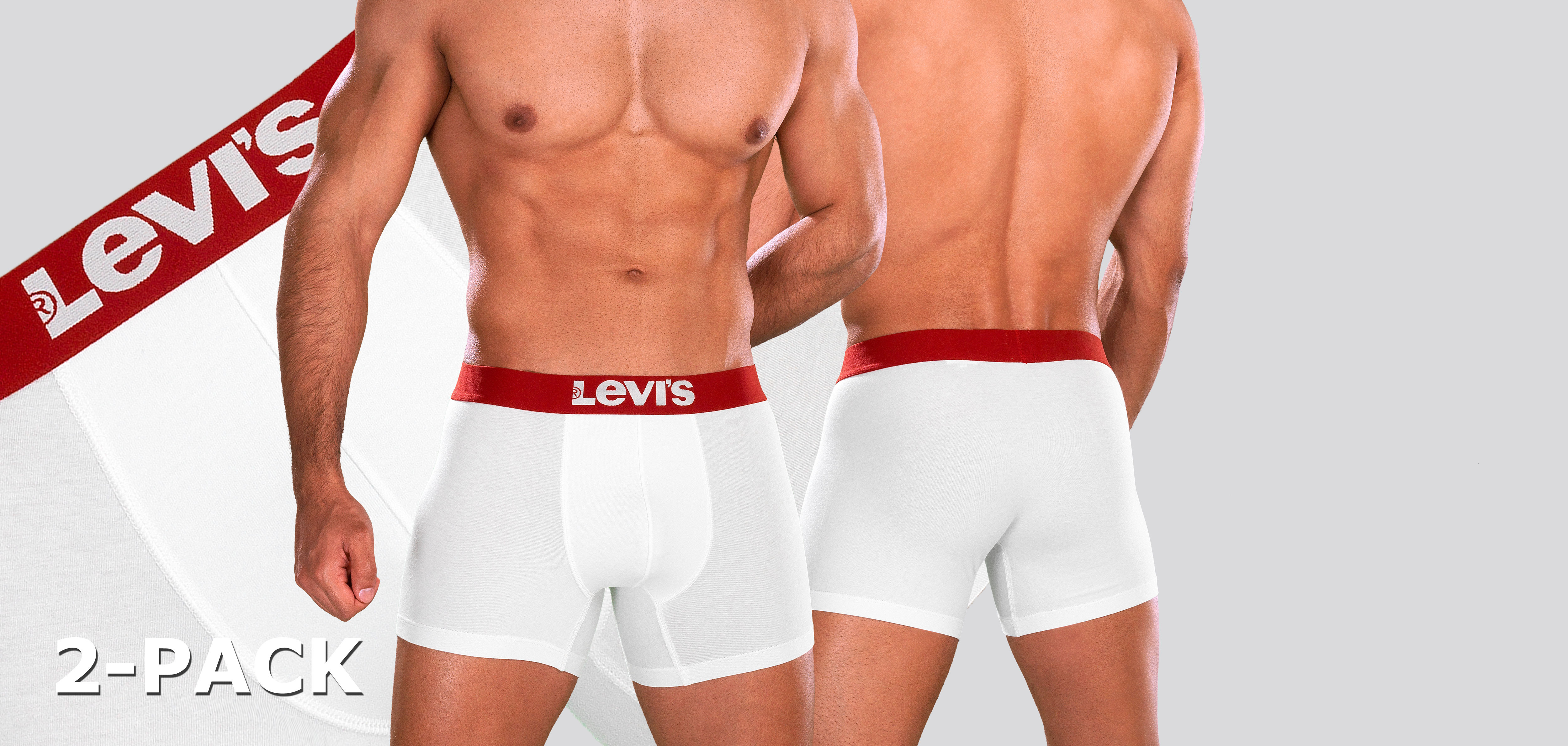 Levi_s Solid Basic Boxer Brief 2-Pack 1001,