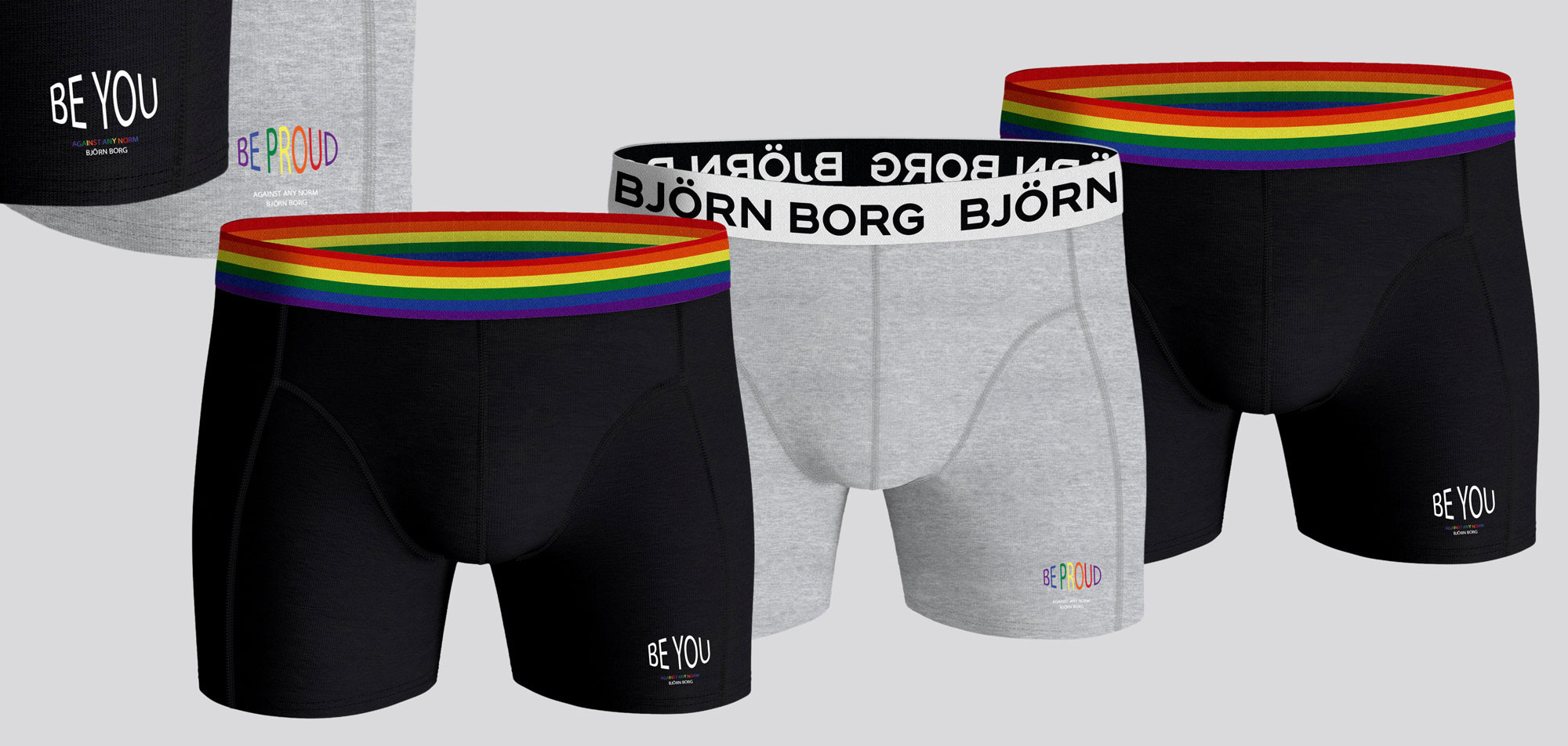 Bjorn Borg Essential Boxershort 3-Pack 022 Rainbow,