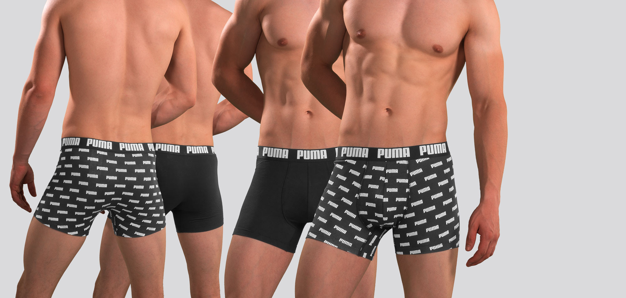 Puma Boxershort 2-Pack 391 Everyday All Over Logo,